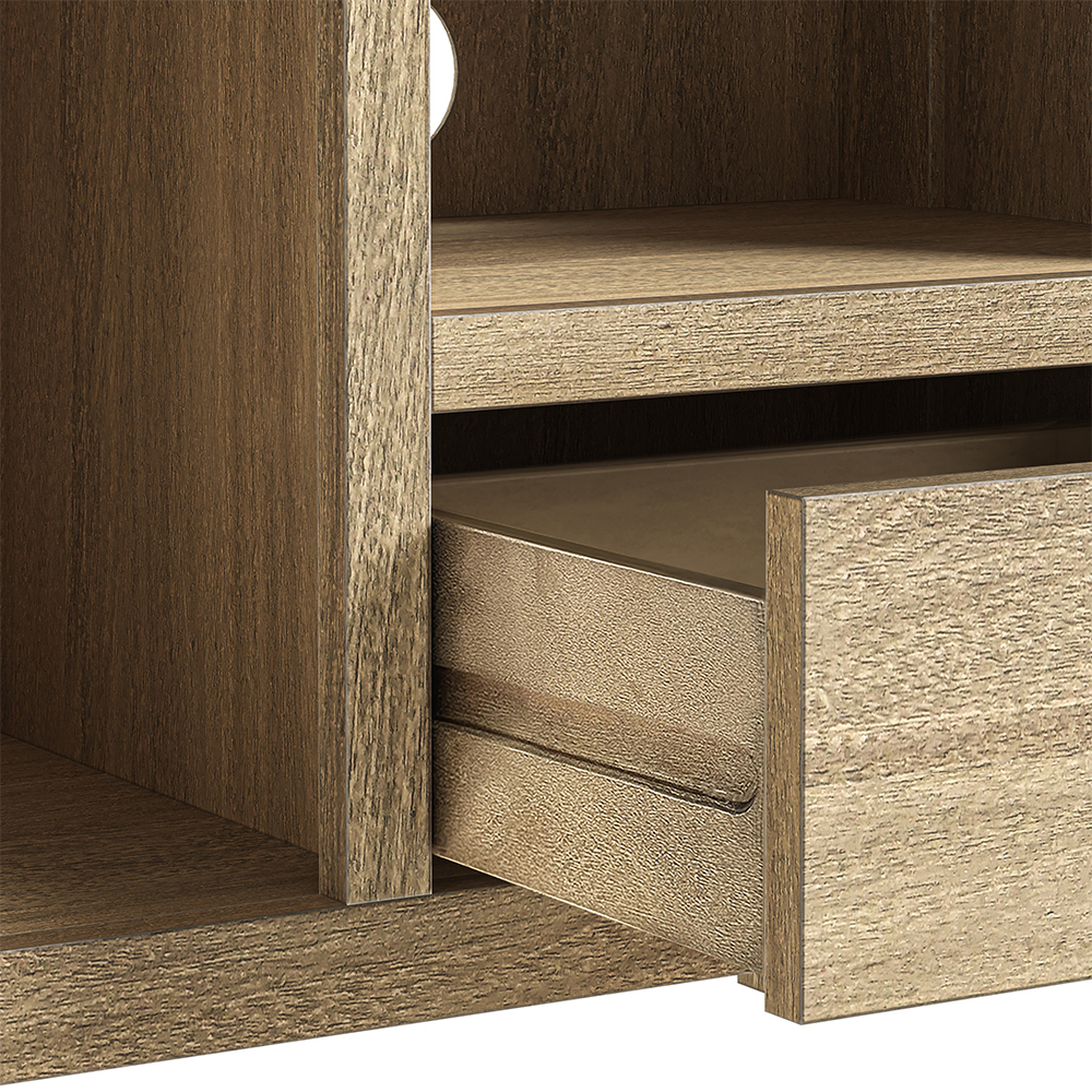 Stonebeck 2 Door 2 Drawer TV Unit | Assembled