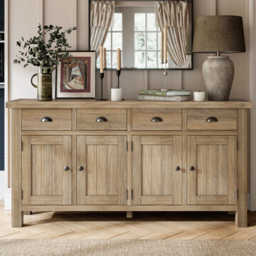 Stonebeck 4 Door 4 Drawer Sideboard | Assembled