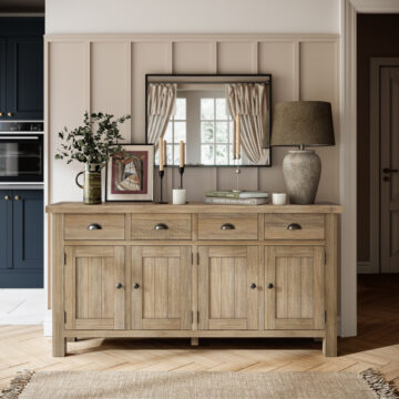 Stonebeck 4 Door 4 Drawer Sideboard | Assembled