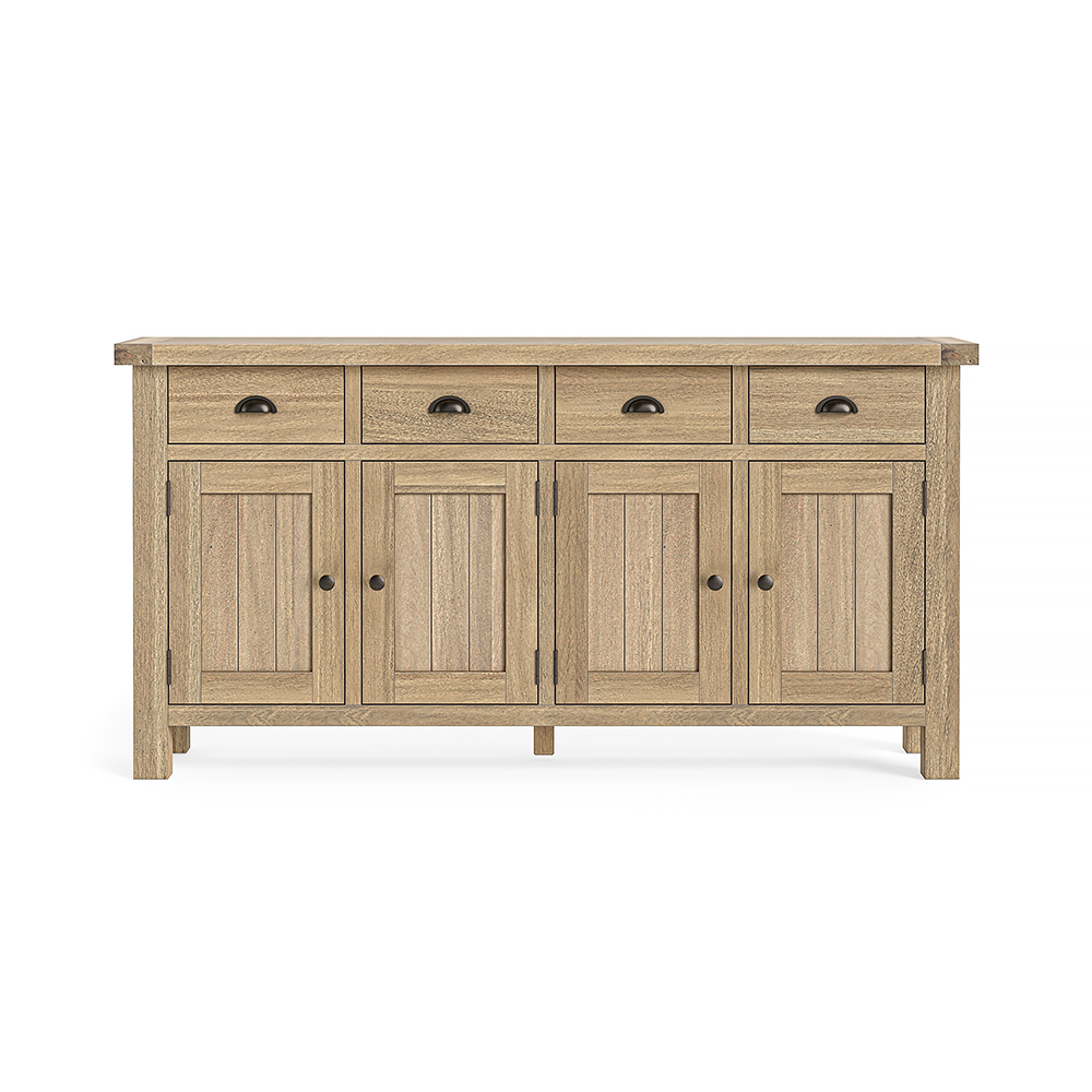 Stonebeck 4 Door 4 Drawer Sideboard | Assembled