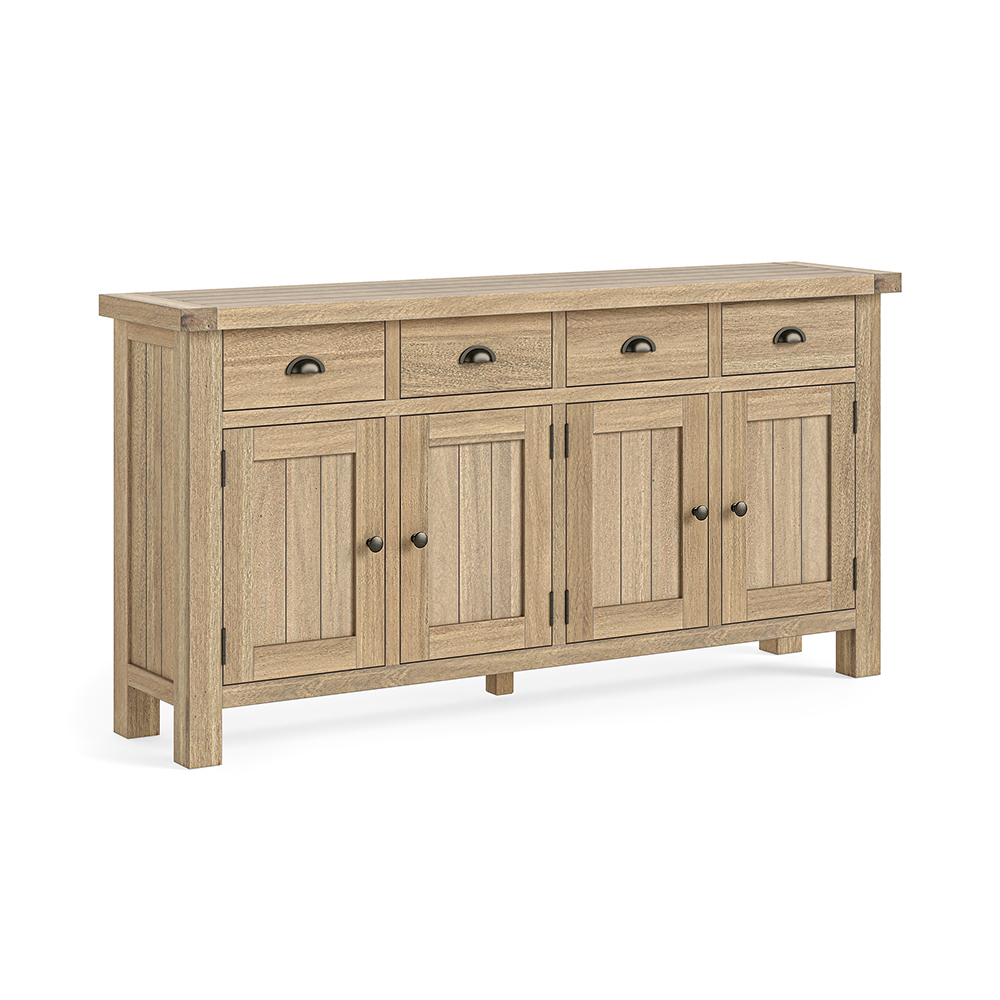 Stonebeck 4 Door 4 Drawer Sideboard | Assembled