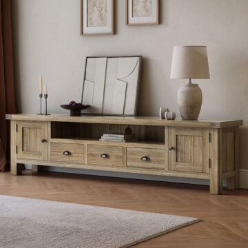 Stonebeck 2 Door 3 Drawer TV Unit | Assembled