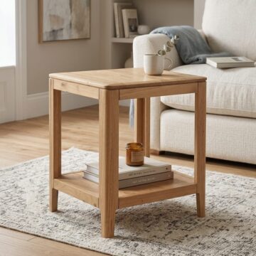 Dunmore Oak End Table