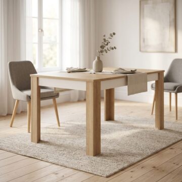 Rydal White Large Extending Dining Table | 160 - 200cm
