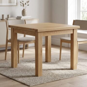 Belmont Oak Square Extending Dining Table | 85 - 170cm