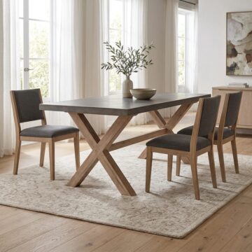 Brixton Oak Large Dining Table
