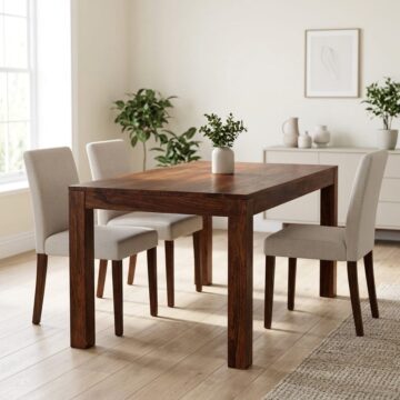 Malda Dark Mango 6ft Dining Table