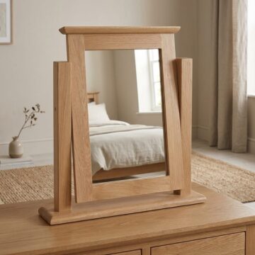 Devon Oak Single Table Mirror
