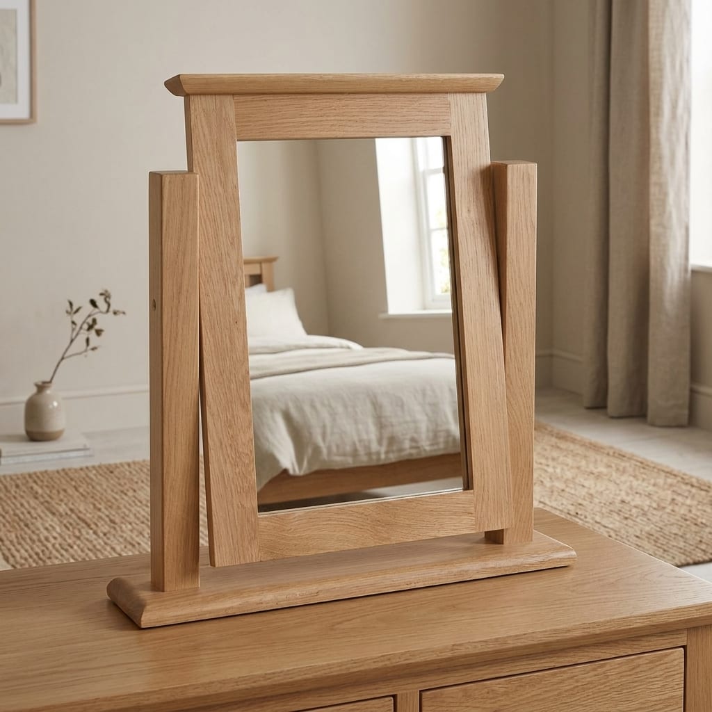 Devon Oak Single Table Mirror