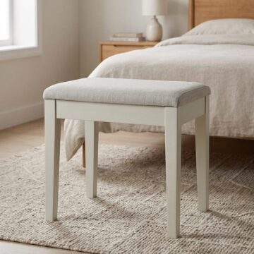 Stanton Grey Dressing Table Stool