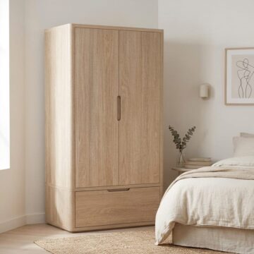 Elwood Oak Gents Wardrobe