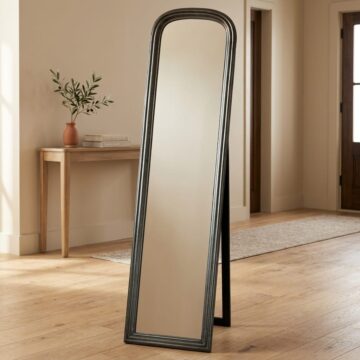 Reflections Brushed Brass Cheval Mirror  | Assembled