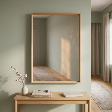 Reflections Mirror | Oak Finish | Assembled