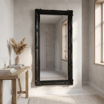 Fender Black Leaner Mirror | Assembled