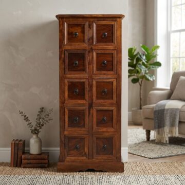 Rovigo Bhoja 10 Drawer CD Unit
