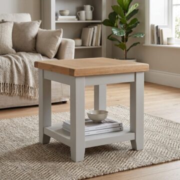 Norfolk French Grey Lamp Table