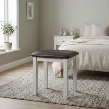Norfolk French Grey Dressing Stool