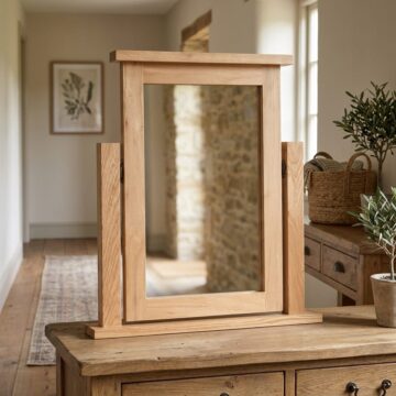 Wynyard Oak Dressing Table Mirror