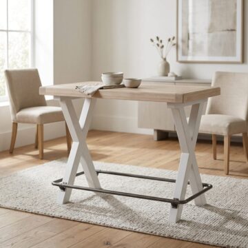 Havenwood Grey Bar Table Light Grey