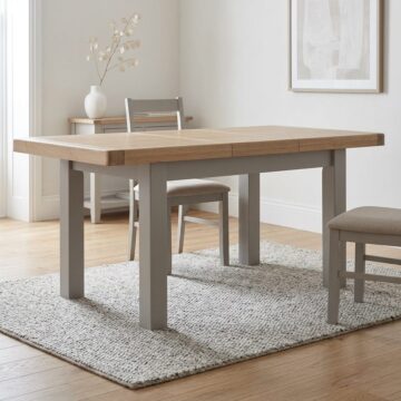 Havenwood Grey Small Ext Dining Table Light Grey