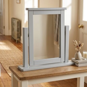 Geneva Grey Dressing Table Mirror