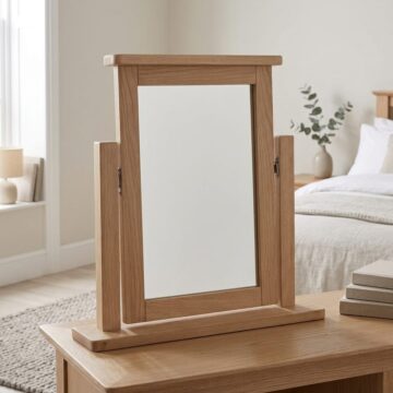 Geneva Oak Dressing Table Mirror