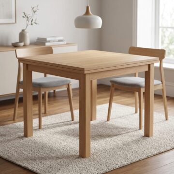 Arland Natural Oak Flip Top Table | 95-170cm