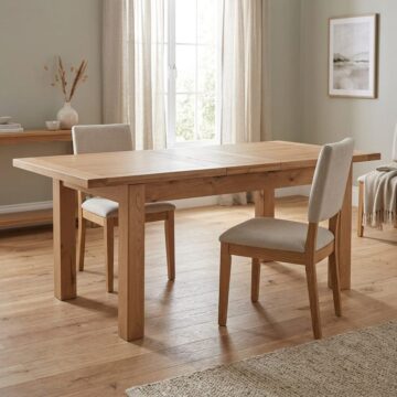 Wynyard Oak 4ft Extending Dining Table | 120 - 153cm