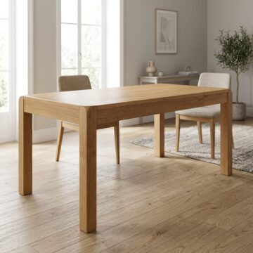 Haven Waxed Oak Extending Dining Table | 140 - 180cm