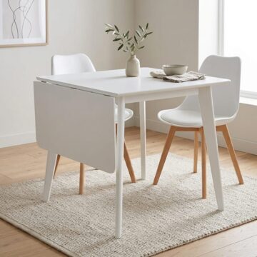Roxburgh White Square Dining Table