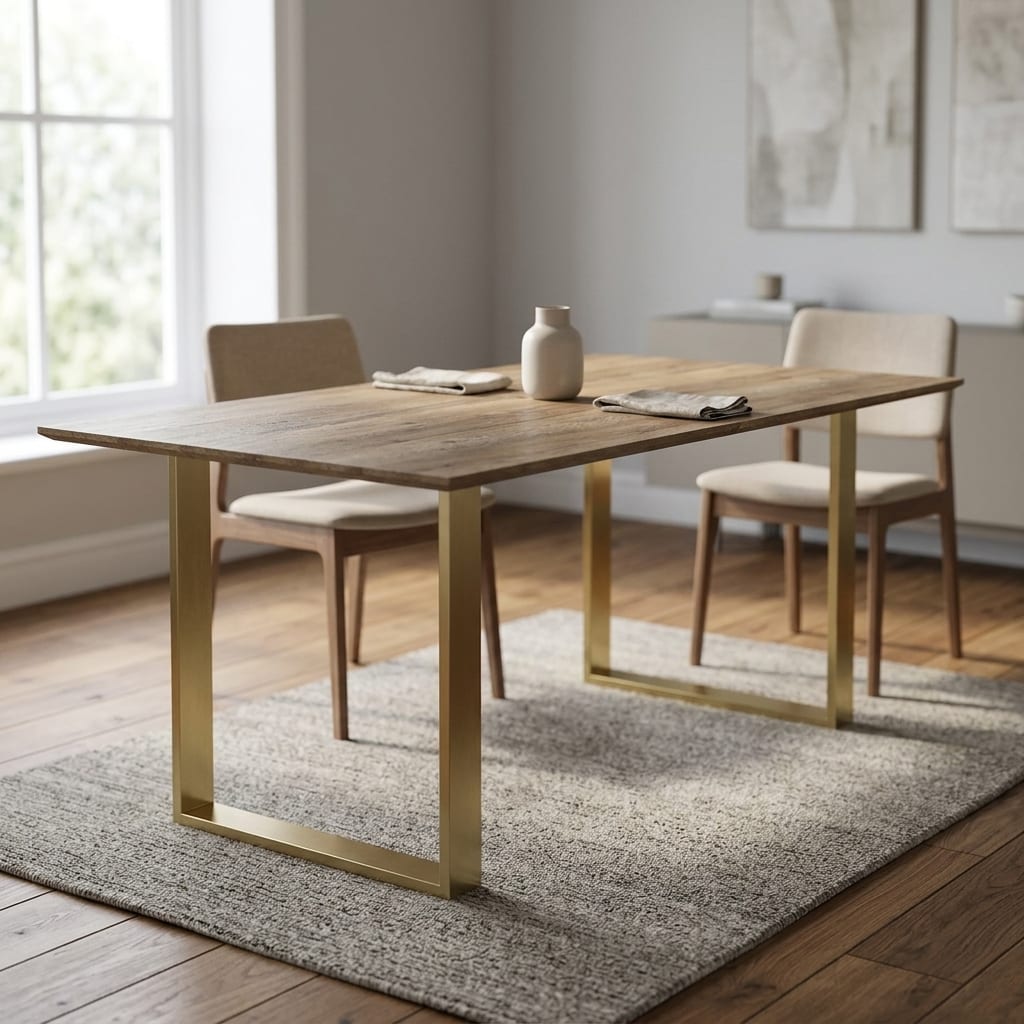 Euston Russet Gold Dining Table