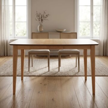 Seattle Extendable Dining Table | Oak Finish | 75 - 120cm