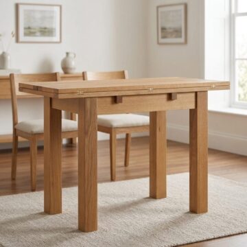 Kenley Extending Dining Table in Oak 45-90cm