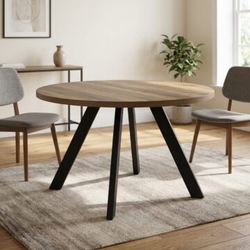 Zalida Oak Round Dining Table