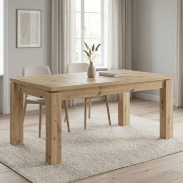 Trondheim Extending Dining Table | Artisan Oak Finish | 160 - 206cm