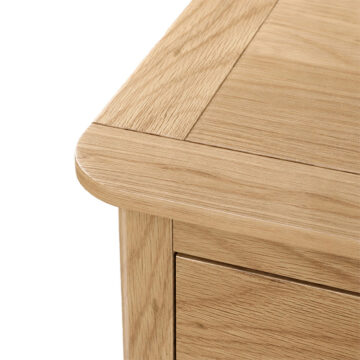 Dover Light Oak 1 Drawer Lamp Table | Assembled