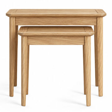 Dover Light Oak Nest of Tables
