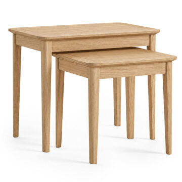 Dover Light Oak Nest of Tables