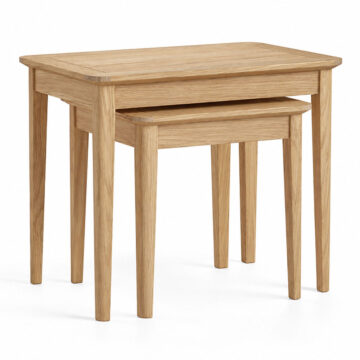Dover Light Oak Nest of Tables