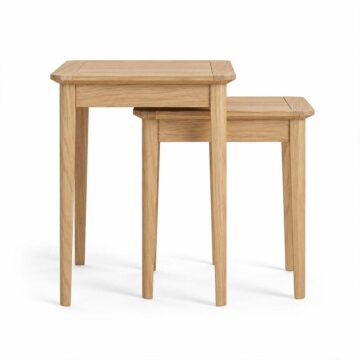 Folkestone Light Oak Nest of Tables