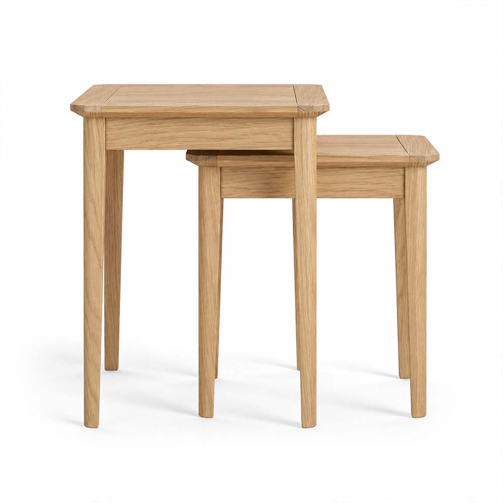 Folkestone Light Oak Nest of Tables
