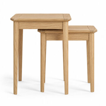 Dover Light Oak Nest of Tables