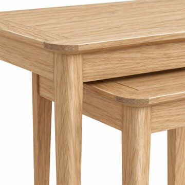 Dover Light Oak Nest of Tables