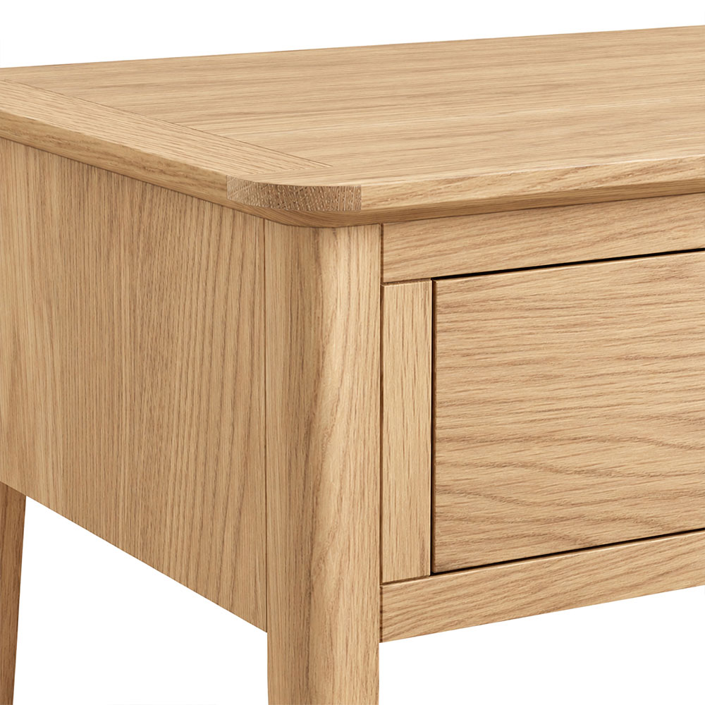 Dover Light Oak 2 Drawer Coffee Table