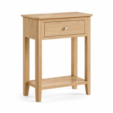 Folkestone Light Oak 1 Drawer Telephone Table