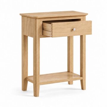 Folkestone Light Oak 1 Drawer Telephone Table