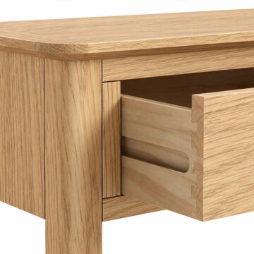 Folkestone Light Oak 1 Drawer Telephone Table