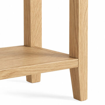 Dover Light Oak 1 Drawer Telephone Table