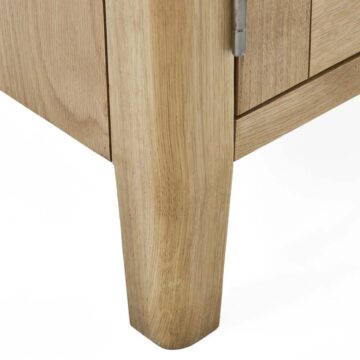 Folkestone Light Oak 120cm TV Cabinet | Assembled