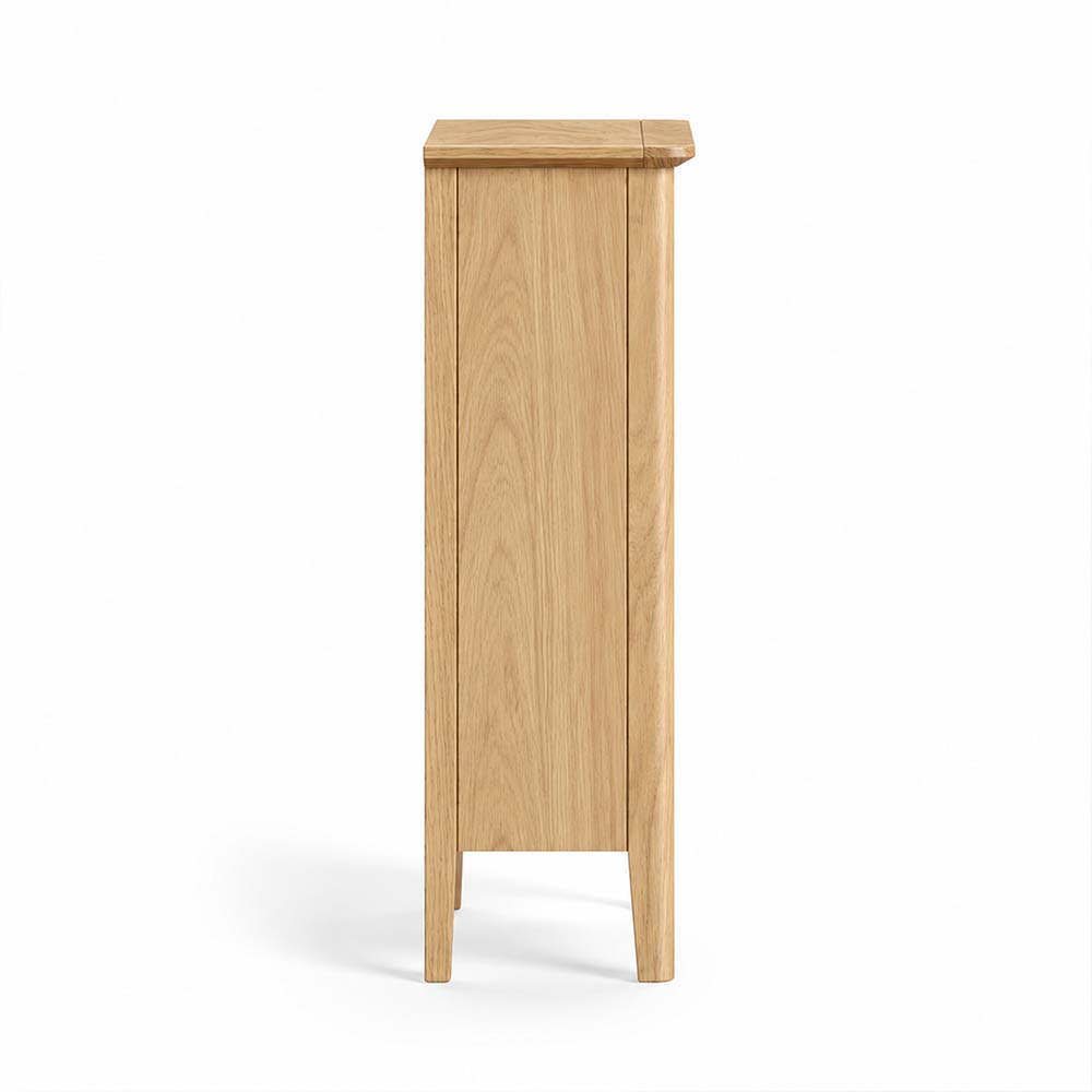Dover Light Oak Small Bookcase
